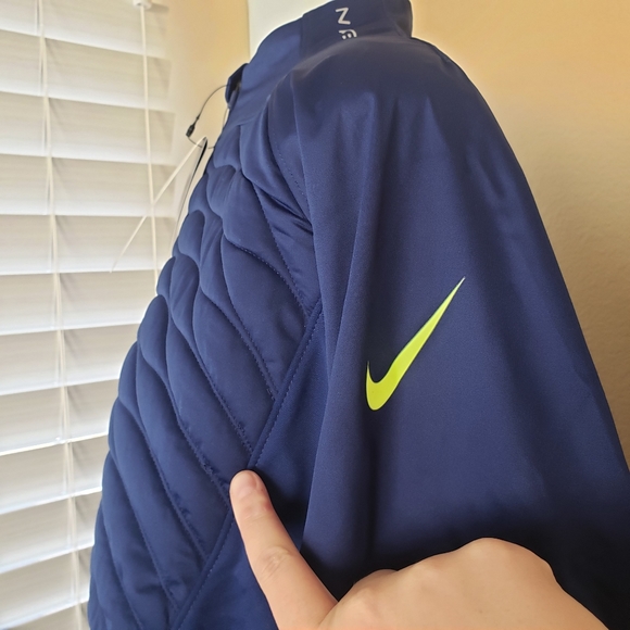 Nike winter warrior padded drill top pullover blue extra large XL new - Picture 7 of 15